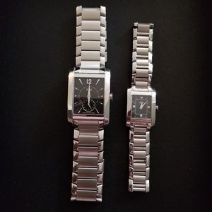 His & Hers ESQ Movado Watches